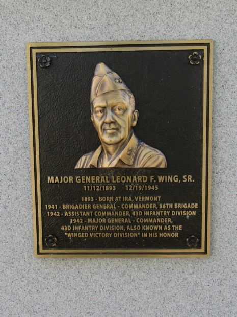 43RD INFANTRY DIVISION WAR MEMORIAL PLAQUE C