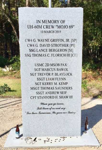 IN MEMORY OF UH-60M CREW “MOJO 69” MEMORIAL