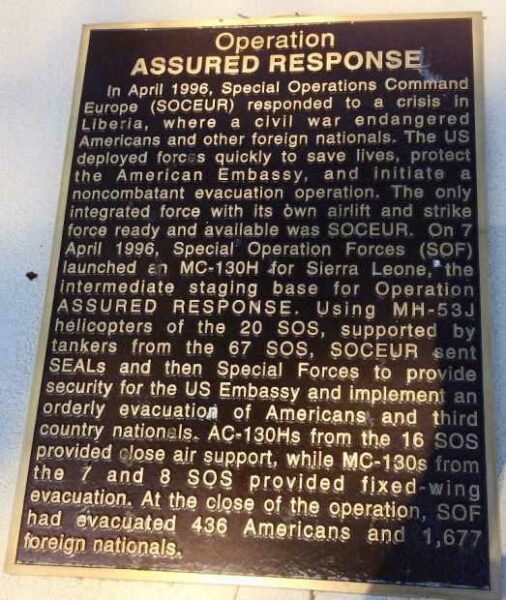 OPERATION ASSURED RESPONSE MEMORIAL