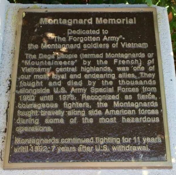 MONTAGNARD MEMORIAL