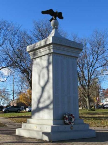 THE SUFFIELD VETERANS MEMORIAL SIDE B