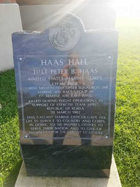 HASS HALL MEMORIAL STONE