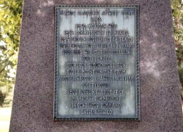 ABNER DOUBLEDAY WAR MEMORIAL PLAQUE
