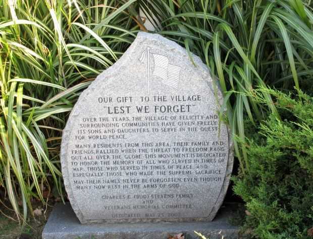 FELICITY VETERANS MEMORIAL