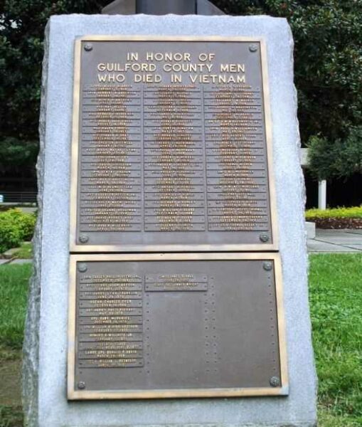 GUILFORD COUNTY VIETNAM WAR MEMORIAL