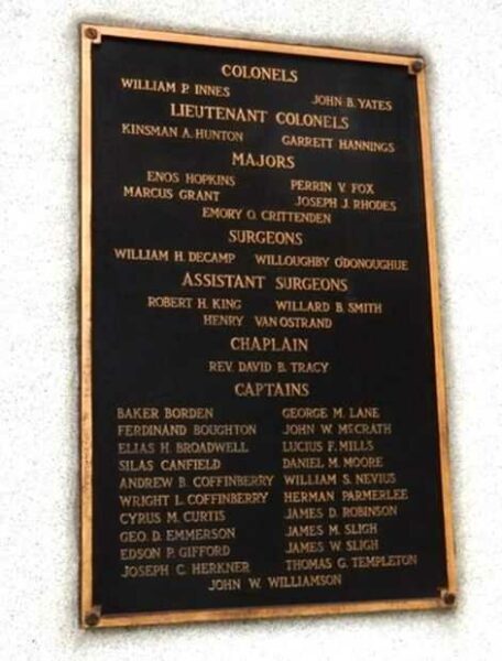 FIRST REGIMENT MICHIGAN ENGINEERS MEMORIAL PLAQUE B