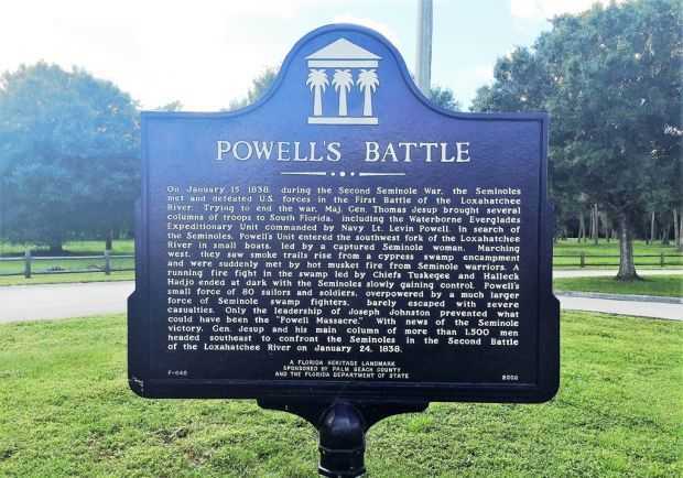POWELL’S BATTLE WAR MEMORIAL MARKER