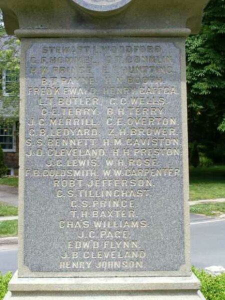 SOUTHOLD CIVIL WAR MEMORIAL PLAQUE D