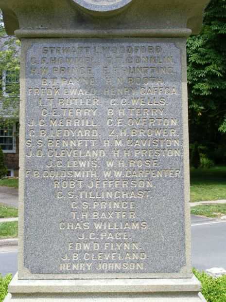 SOUTHOLD CIVIL WAR MEMORIAL PLAQUE D