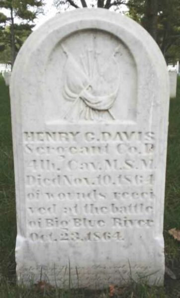 HENRY G. DAVIS MEMORIAL CEMETERY STONE