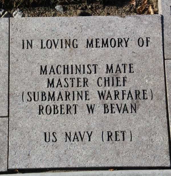 ROBERT W BEVAN VETERANS MEMORIAL PAVER
