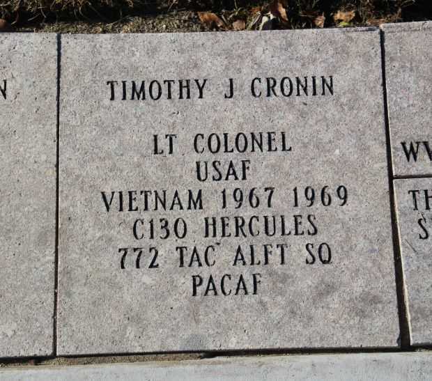 TIMOTHY J CRONIN VIETNAM WAR VETERANS MEMORIAL PAVER