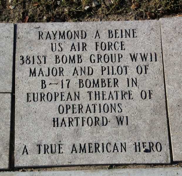 RAYMOND A BEINE VETERANS MEMORIAL PAVER