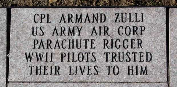 CPL ARMAND ZULLI VETERANS MEMORIAL PAVER