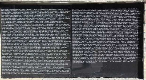 OCONOMOWOC HONOR ROLL MEMORIAL WALL PANELS I & J