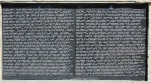 OCONOMOWOC HONOR ROLL MEMORIAL WALL PANELS G & H