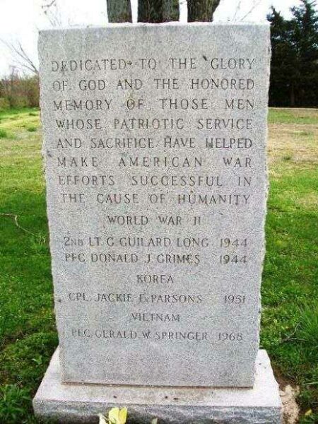 PRESCOTT CEMETERY WAR MEMORIAL