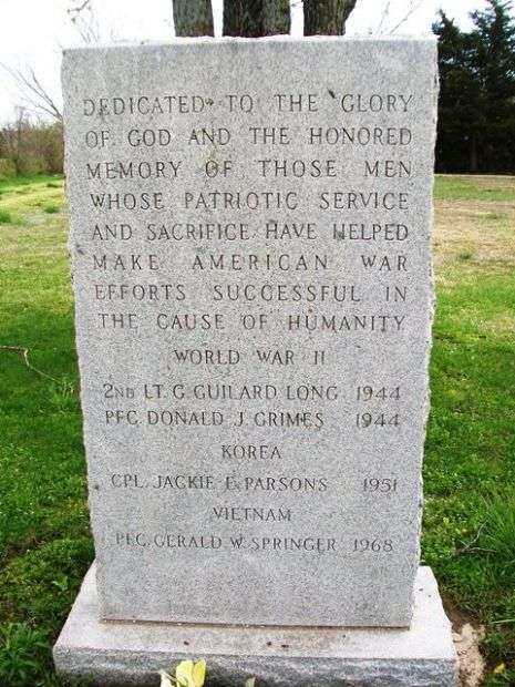 PRESCOTT CEMETERY WAR MEMORIAL