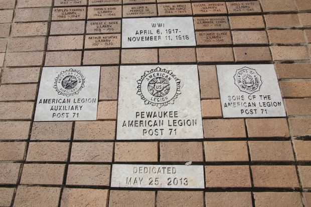 AMERICAN LEGION POST 71 MEMORIAL WALKWAY SECTION A