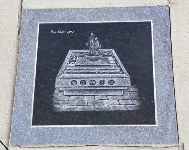 AMERICAN LEGION POST 71 WAR VETERANS MEMORIAL PAVER G