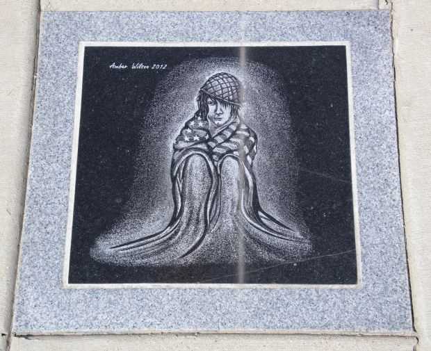 AMERICAN LEGION POST 71 WAR VETERANS MEMORIAL PAVER F
