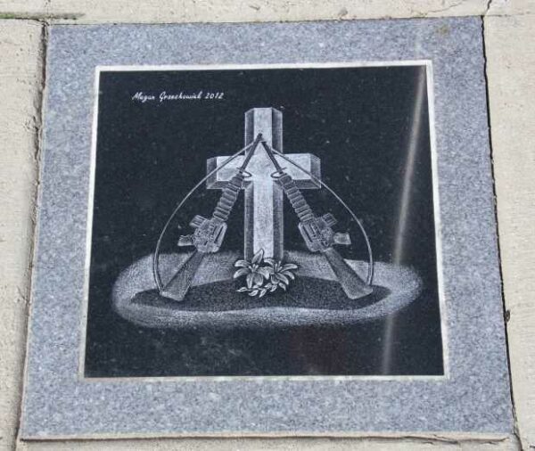 AMERICAN LEGION POST 71 WAR VETERANS MEMORIAL PAVER C