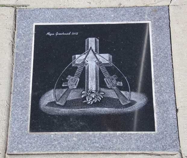 AMERICAN LEGION POST 71 WAR VETERANS MEMORIAL PAVER C