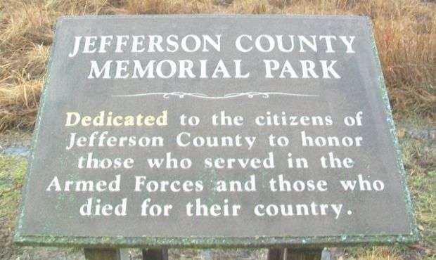 JEFFERSON COUNTY MEMORIAL PARK  PLAQUE