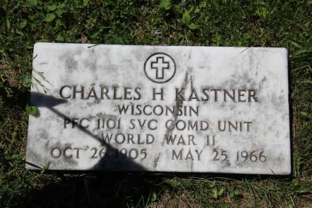 CHARLES H KASTNER MEMORIAL CEMETERY STONE