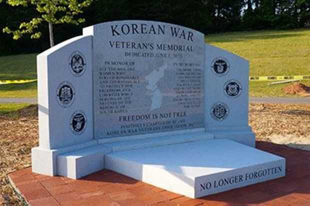 GREENVILLE KOREAN WAR MEMORIAL