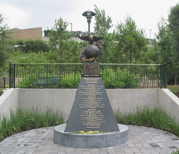 TEXAS MARINES MEDAL OF HONOR MONUMENT
