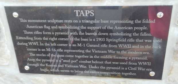 BROOKVILLE VETERANS MEMORIAL PLAQUE B