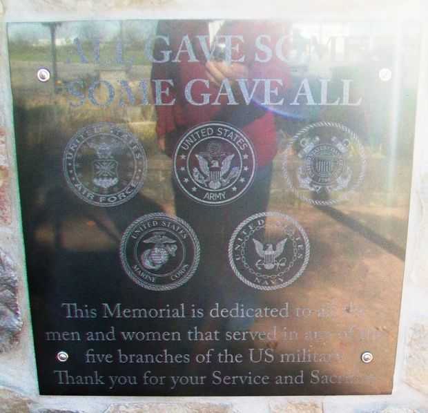 BROOKVILLE VETERANS MEMORIAL PLAQUE A