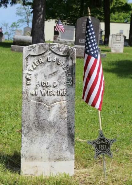 BALTZER GASTELLER MEMORIAL CEMETERY STONE