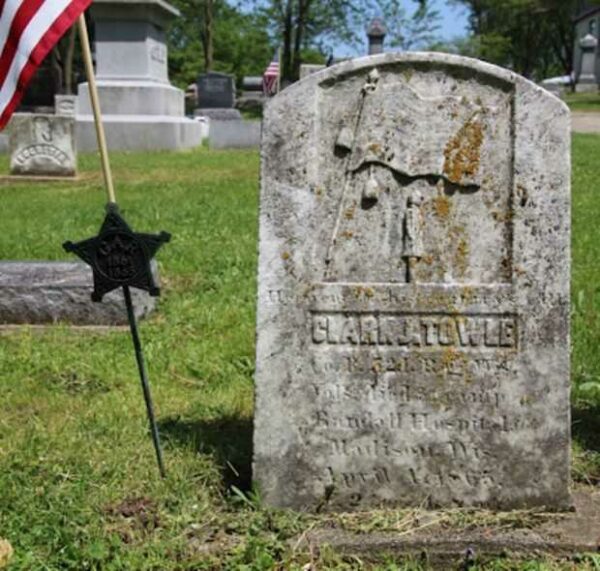 JACKSON TOWLE MEMORIAL CEMETERY STONE