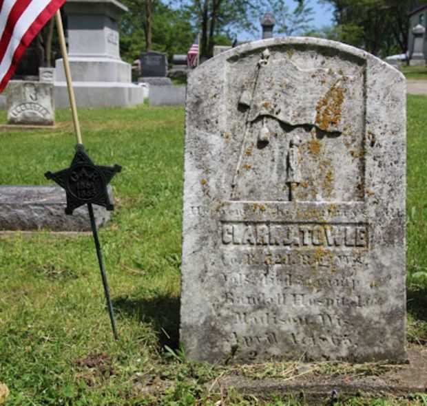 JACKSON TOWLE MEMORIAL CEMETERY STONE