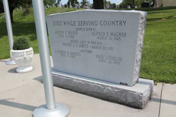 HOLY CROSS CEMETERY WAR VETERANS MEMORIAL
