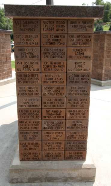 AMERICAN LEGION POST 454 VETERANS MEMORIAL SIDE H