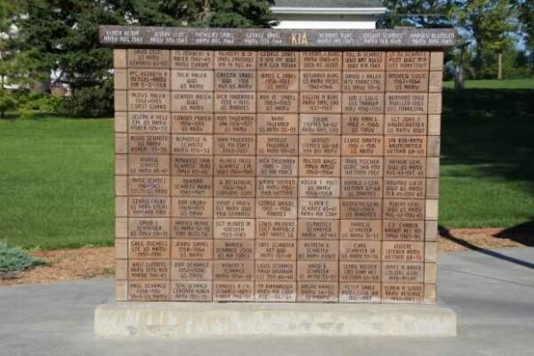 AMERICAN LEGION POST 454 VETERANS MEMORIAL SIDE B