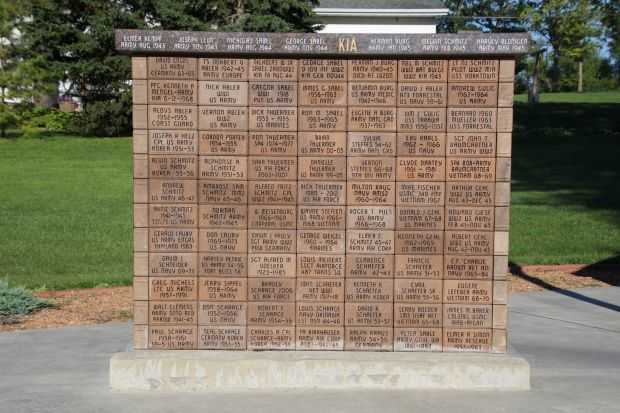 AMERICAN LEGION POST 454 VETERANS MEMORIAL SIDE B