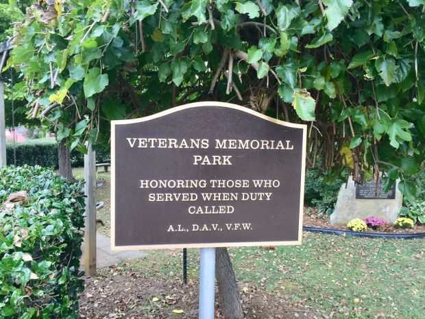 CLAYTON VETERANS MEMORIAL PARK MARKER