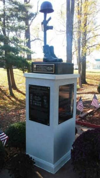 BROOKVILLE “BATTLEFIELD CROSS” WAR MEMORIAL