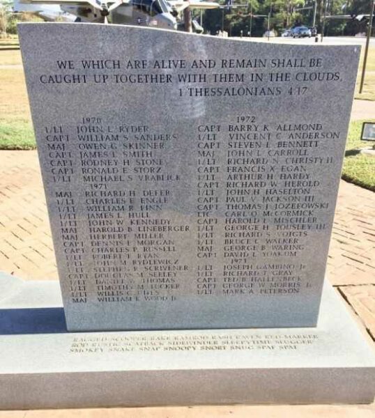 THE FORWARD AIR CONTROLLER MEMORIAL SIDE E