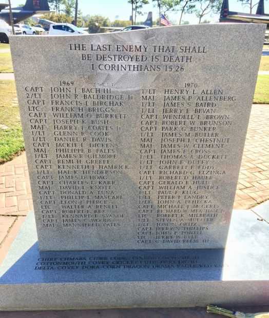 THE FORWARD AIR CONTROLLER MEMORIAL SIDE D