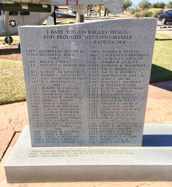 THE FORWARD AIR CONTROLLER MEMORIAL SIDE B