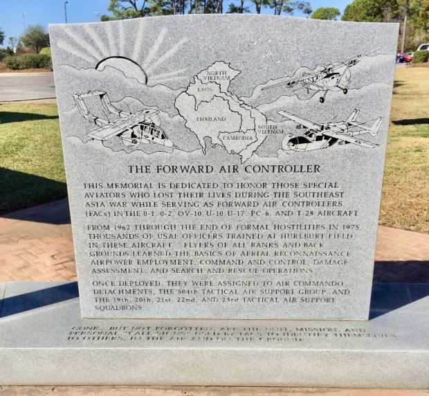 THE FORWARD AIR CONTROLLER MEMORIAL SIDE A