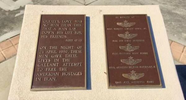 USAF DEAD IN OPERATION EAGLE CLAW MEMORIAL