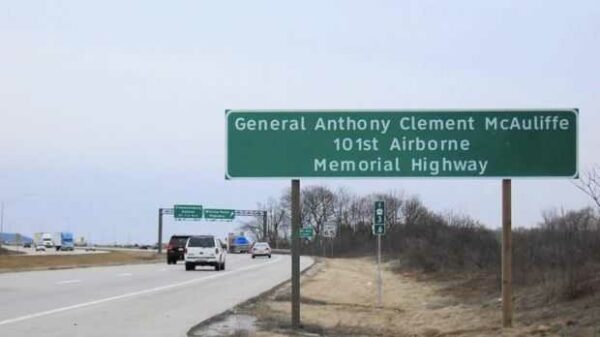 GENERAL ANTHONY CLEMENT MCAULIFFE 101ST AIRBORNE MEMORIAL HIGHWAY