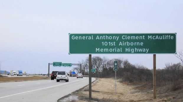 GENERAL ANTHONY CLEMENT MCAULIFFE 101ST AIRBORNE MEMORIAL HIGHWAY