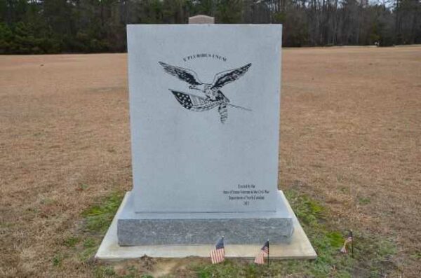 BENTONVILLE UNION SOLDIERS WAR MEMORIAL BACK